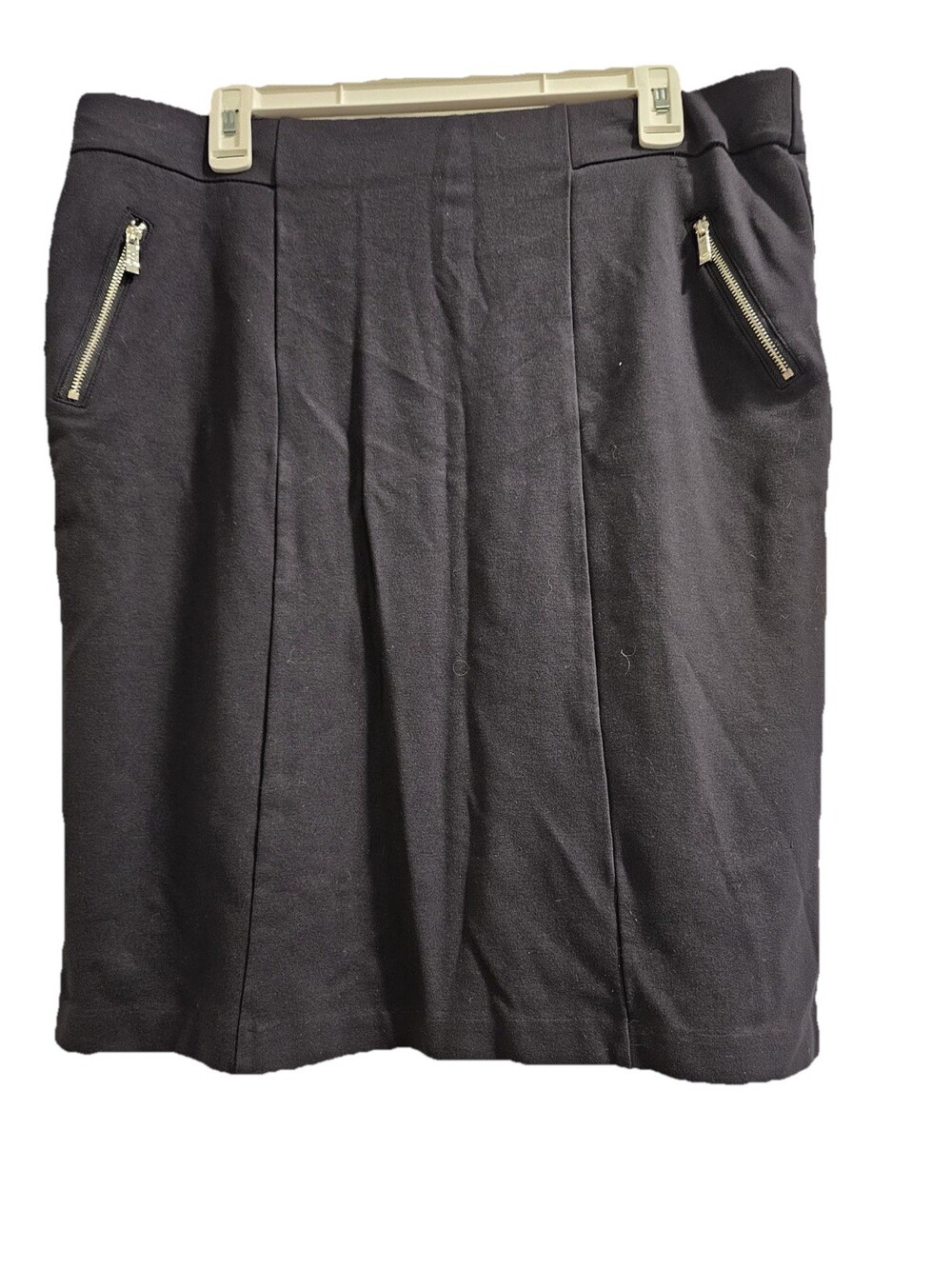 Carmen Marc Dark Blue Pencil Skirt Knee Length Poly/Rayon/Spandex Women SizeXL